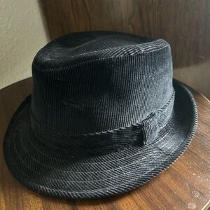 Jaxon black corduroy fedora!